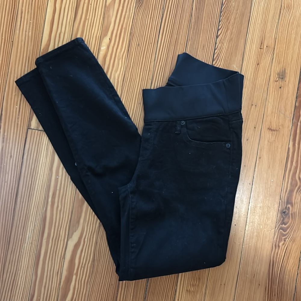 GAP maternity black skinny jeans